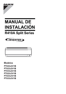 FTX20-35JV,FTX20-35J3_3PES479172-1_Installation manual_Spanish download